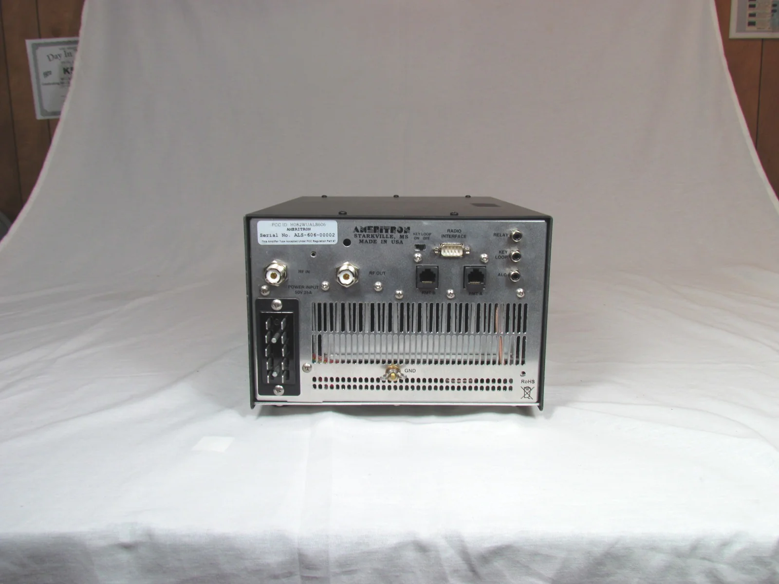 ALS-606S-SEC 600 Watt HF Solid State Amplifier with Switching Power Supply, USED - Image 2