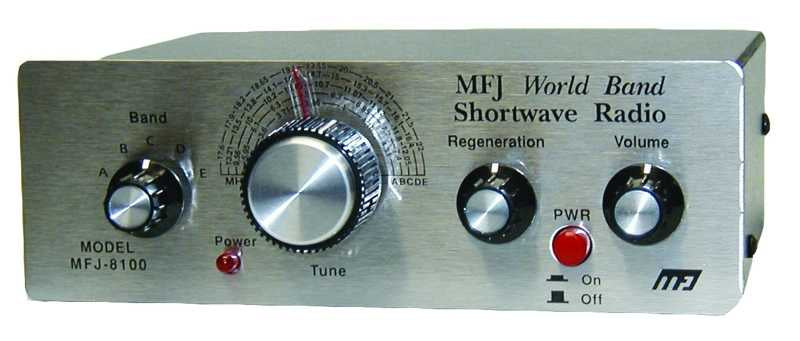 MFJ-8100W, WORLD BAND SWL RECEIVER-WIRED
