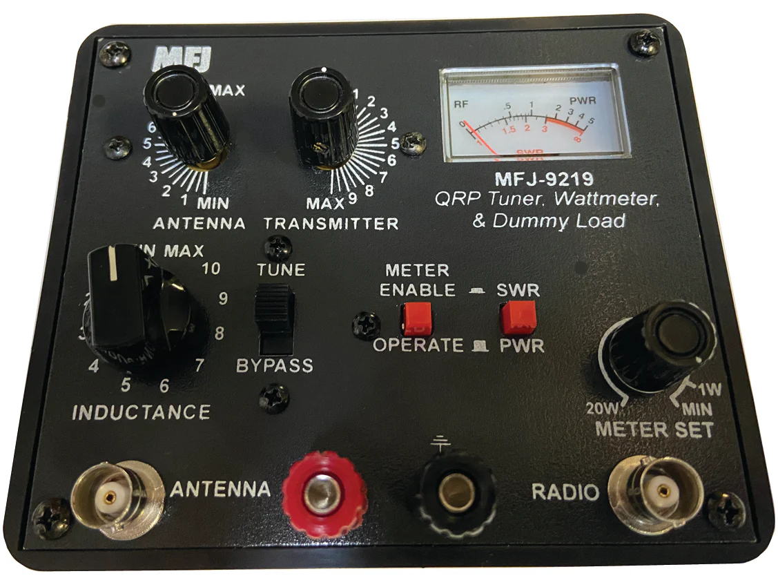 MFJ-9219, QRP Antenna Tuner, SWR/Wattmeter & Dummy Load