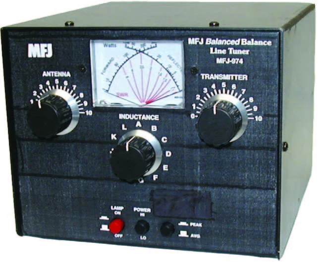 MFJ-974B, TUNER, BALANCED LINE, 10-80M, 300W